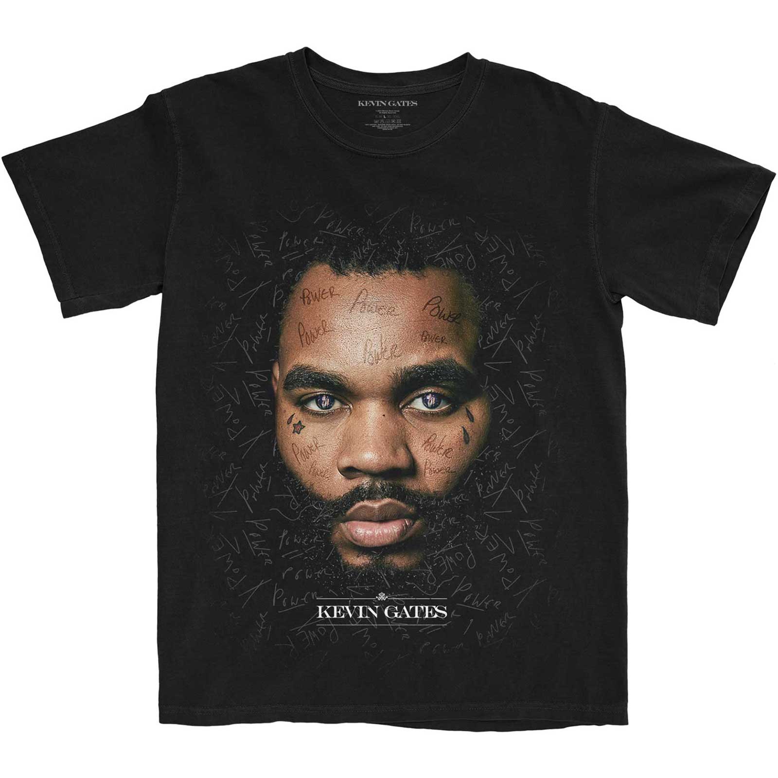 Tričko Kevin Gates - Jumbo Power, Unisex,Čierna,XXL
