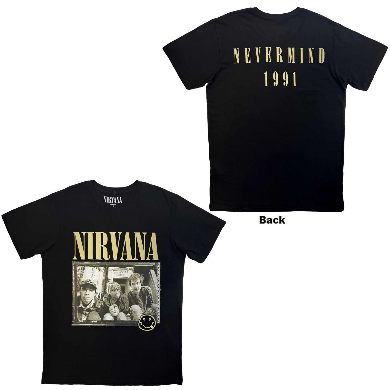 Tričko Nirvana - Nevermind '91 Hotel Photo, Unisex,Čierna,XXL