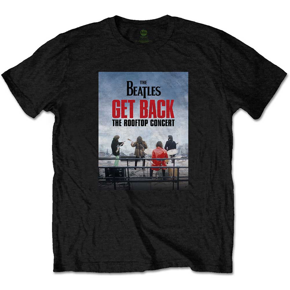 Tričko The Beatles - Rooftop Concert, Unisex,Čierna,XXL