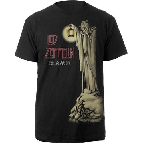 Tričko Led Zeppelin - Hermit, Unisex,Čierna,M