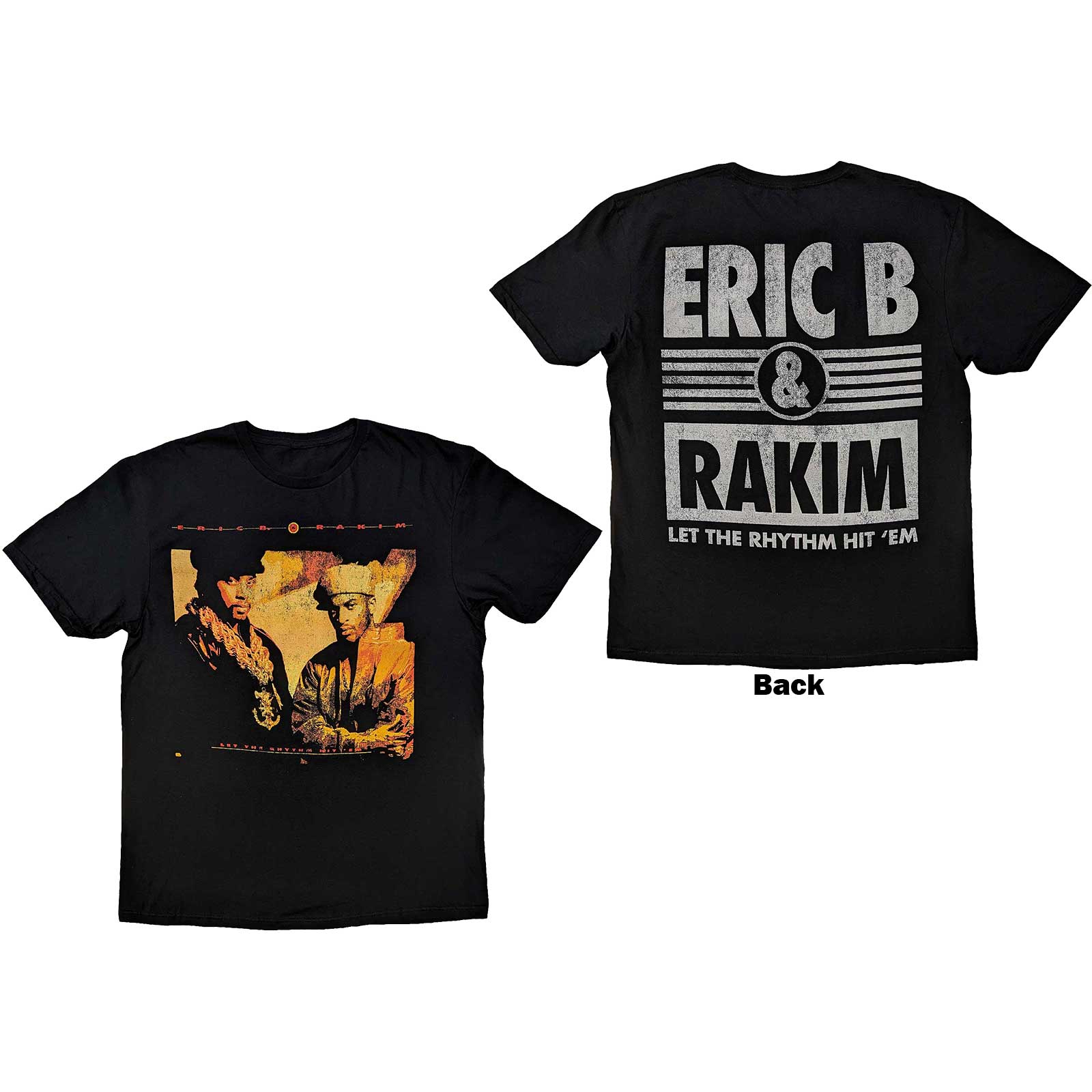 Tričko Eric B. & Rakim - Let The Rhythm Begin, Unisex,Čierna,XXL