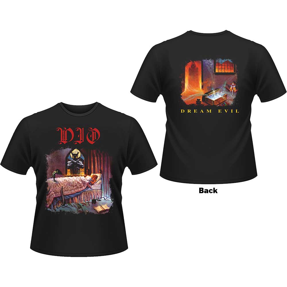 Tričko Dio - Dream Evil, Unisex,Čierna,XL
