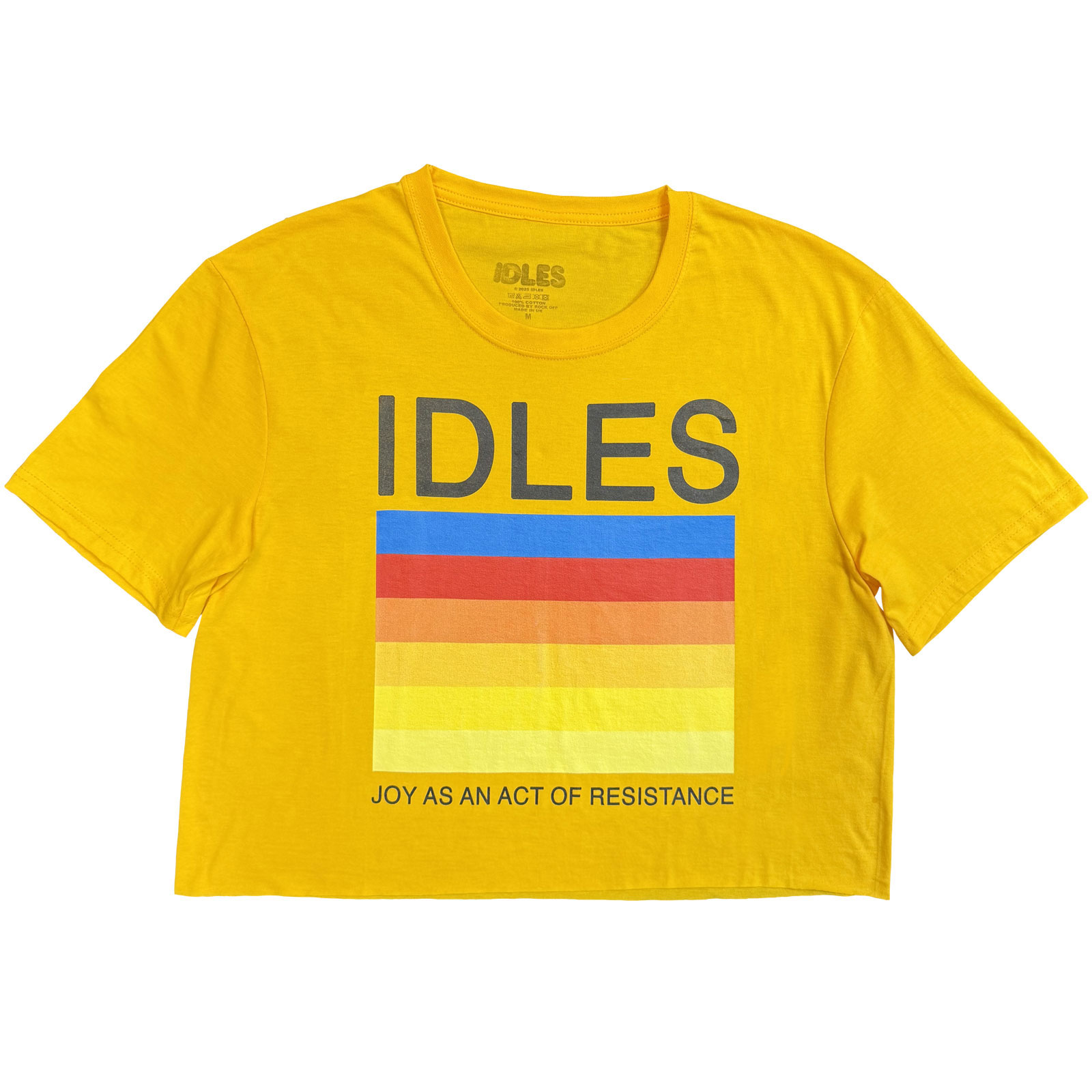 Tielko IDLES - Resistance, Žena,Žltá,XXL