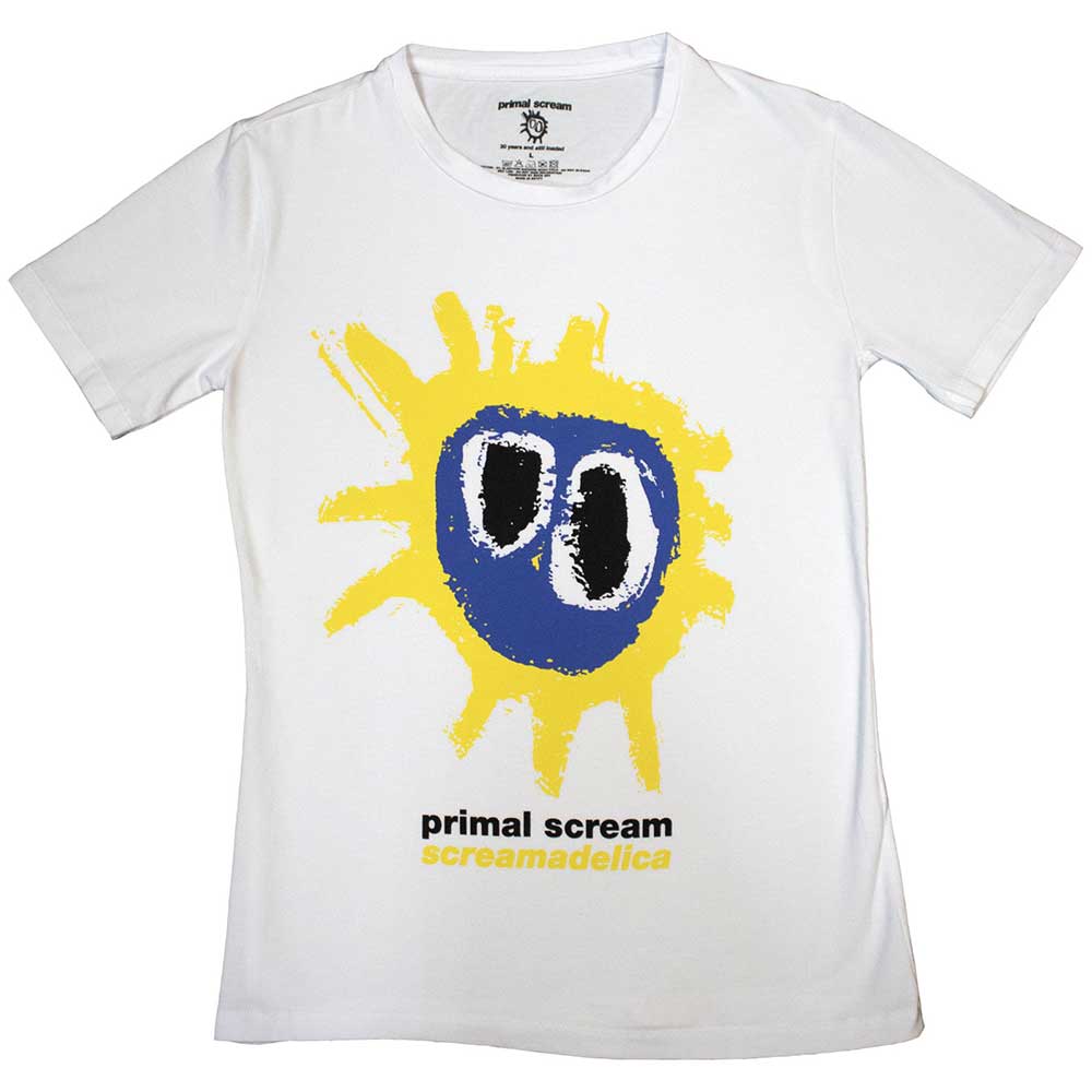 Tričko Primal Scream - Screamadelica, Žena,Biela,XXL