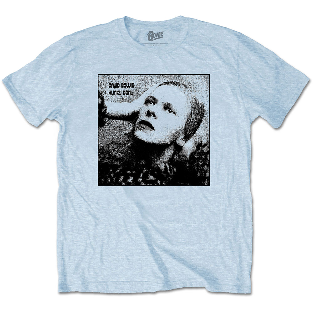 Tričko David Bowie - Hunky Dory Mono, Unisex,Modrá,XXL