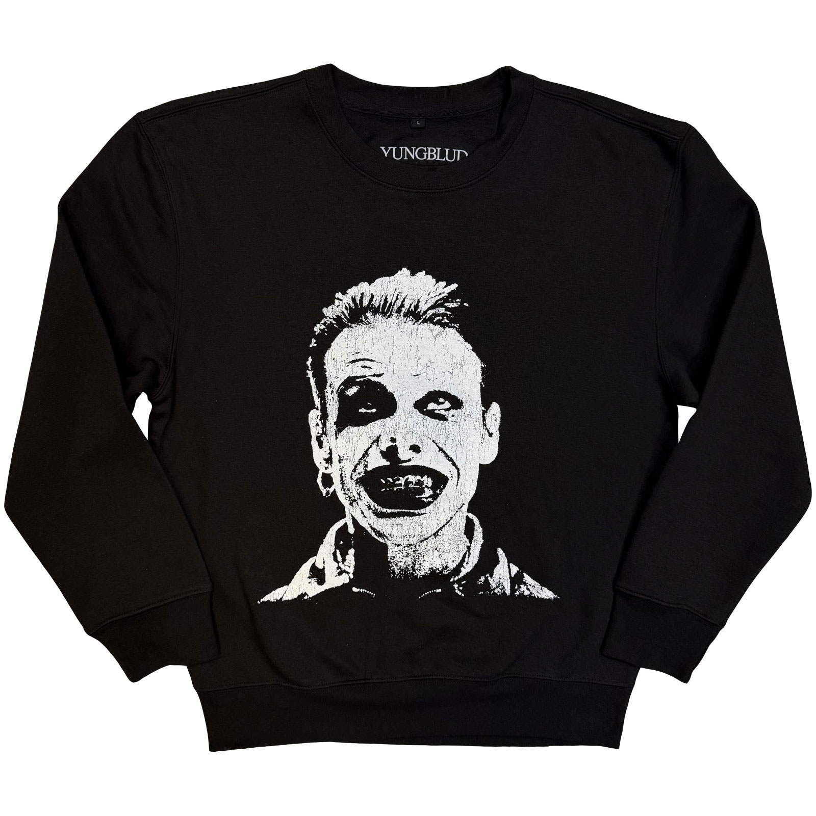 Crewneck Yungblud - Mono Grin, Unisex,Čierna,M