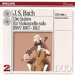 CD - GENDRON MAURICE - SUITY PRO CELLO 1-6