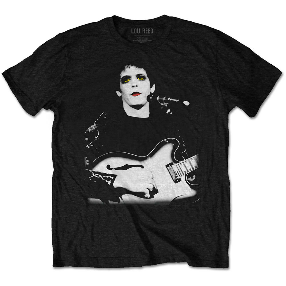 Tričko Lou Reed - Bleached Photo, Unisex,Čierna,XXL