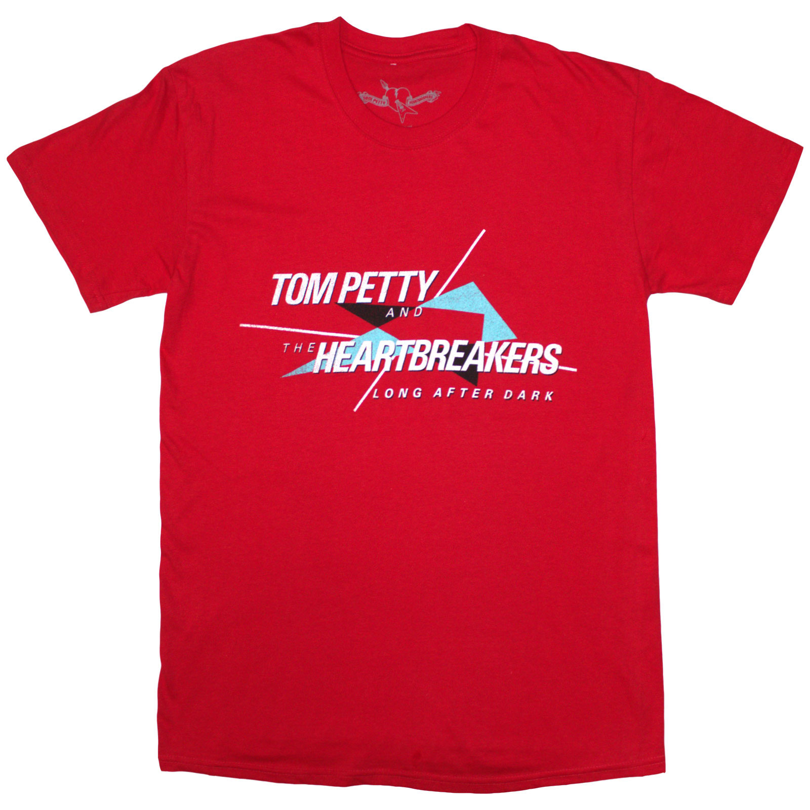 Tričko Tom Petty & The Heartbreakers - Long After Dark, Unisex,Červená,XXL