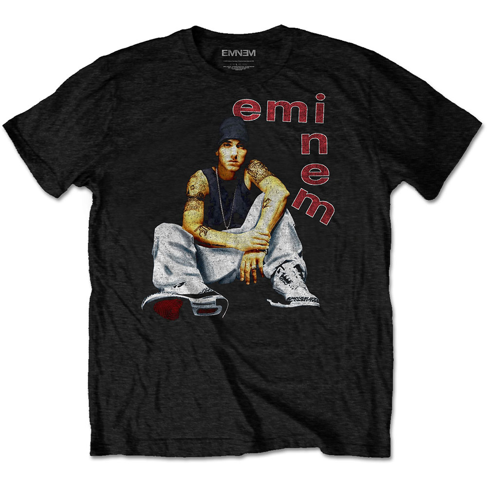 Tričko Eminem - Letters, Unisex,Čierna,XXL