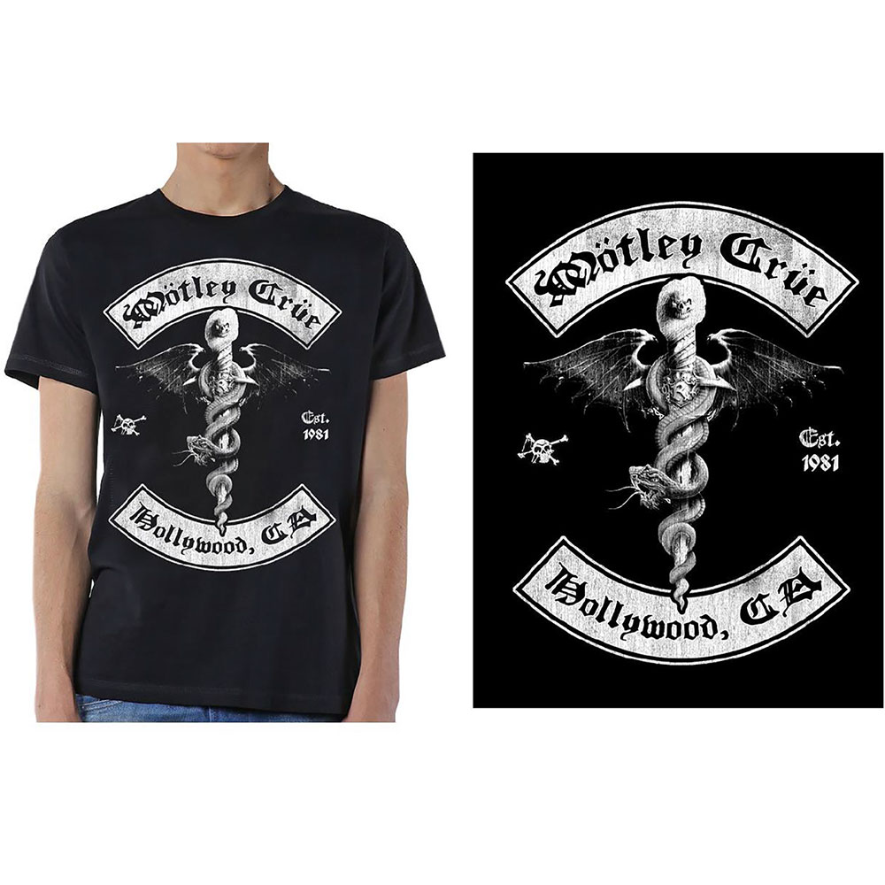 Tričko Motley Crue - Feelgood Hollywood Revision, Unisex,Čierna,XXL