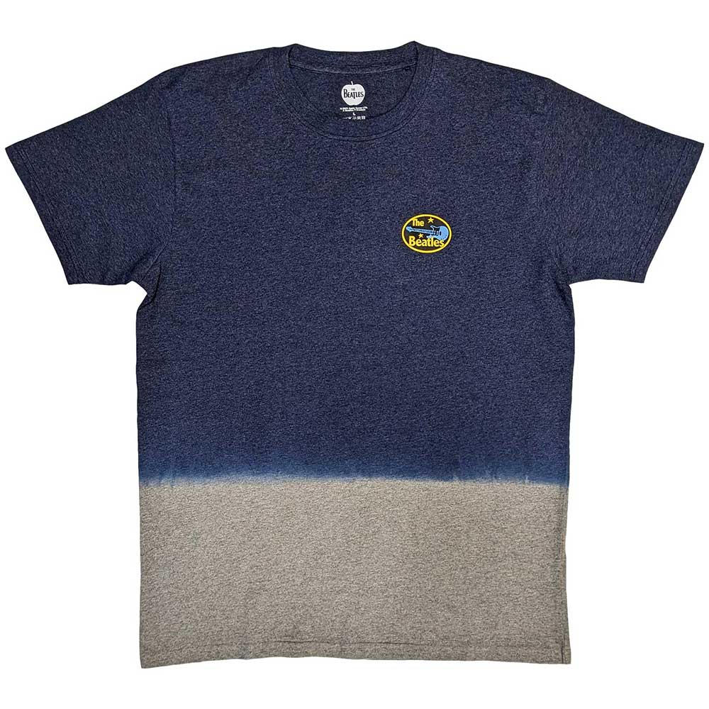 Tričko The Beatles - Oval Logo, Unisex,Modrá,XXL
