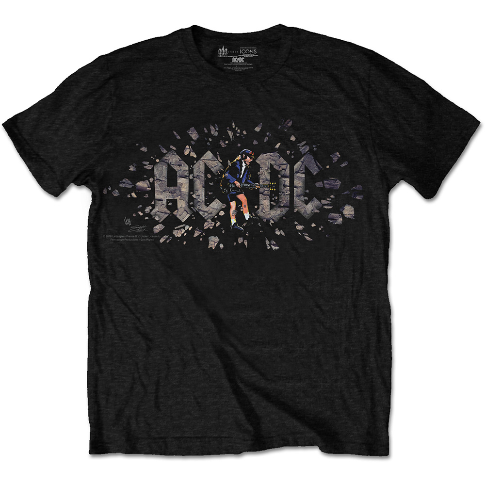 Tričko AC/DC - Those About To Rock, Unisex,Čierna,M