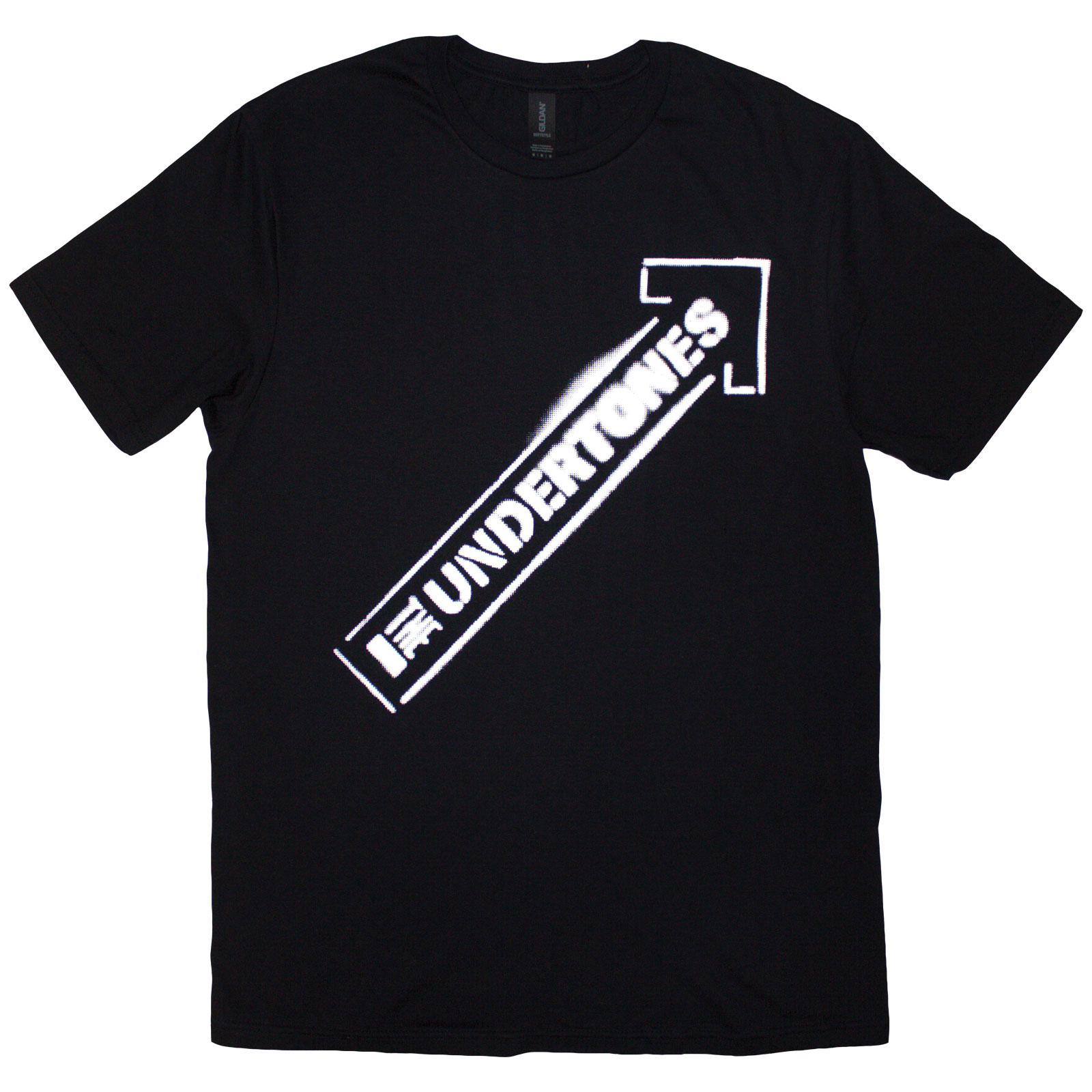Tričko The Undertones - Arrow Spray White, Unisex,Čierna,XXL