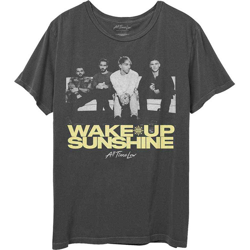 Tričko All Time Low - Faded Wake Up Sunshine, Unisex,Šedá,3XL