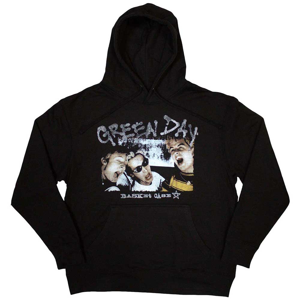 Mikina Green Day - Basket Case Star, Unisex,Čierna,L