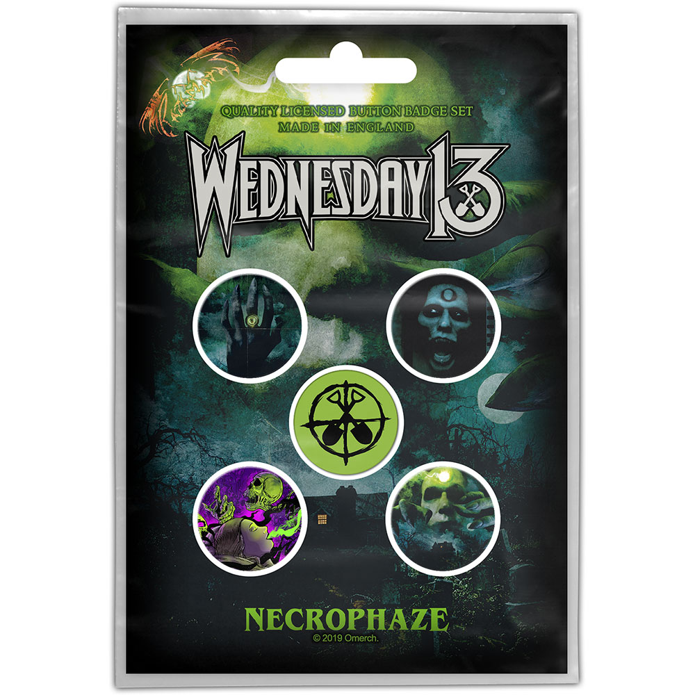 Odznak Wednesday 13 - Necrophaze