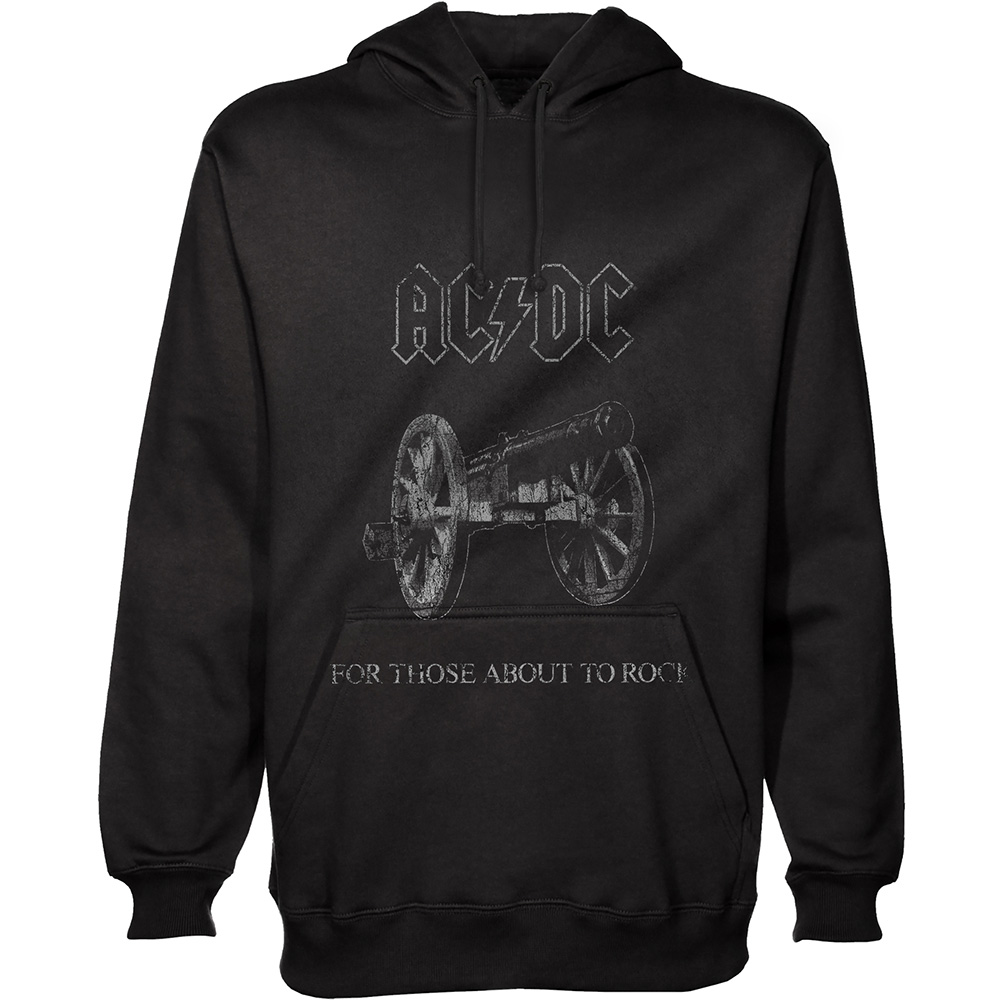 Mikina AC/DC - About to Rock, Unisex,Čierna,XXL