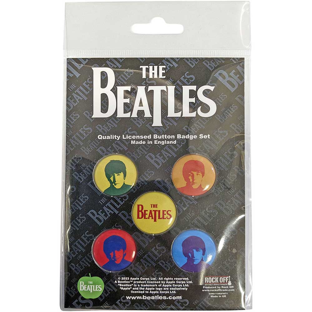 Odznak The Beatles - J,P,G&R Coloured