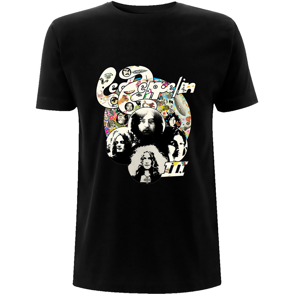 Tričko Led Zeppelin - Photo III, Unisex,Čierna,XXL