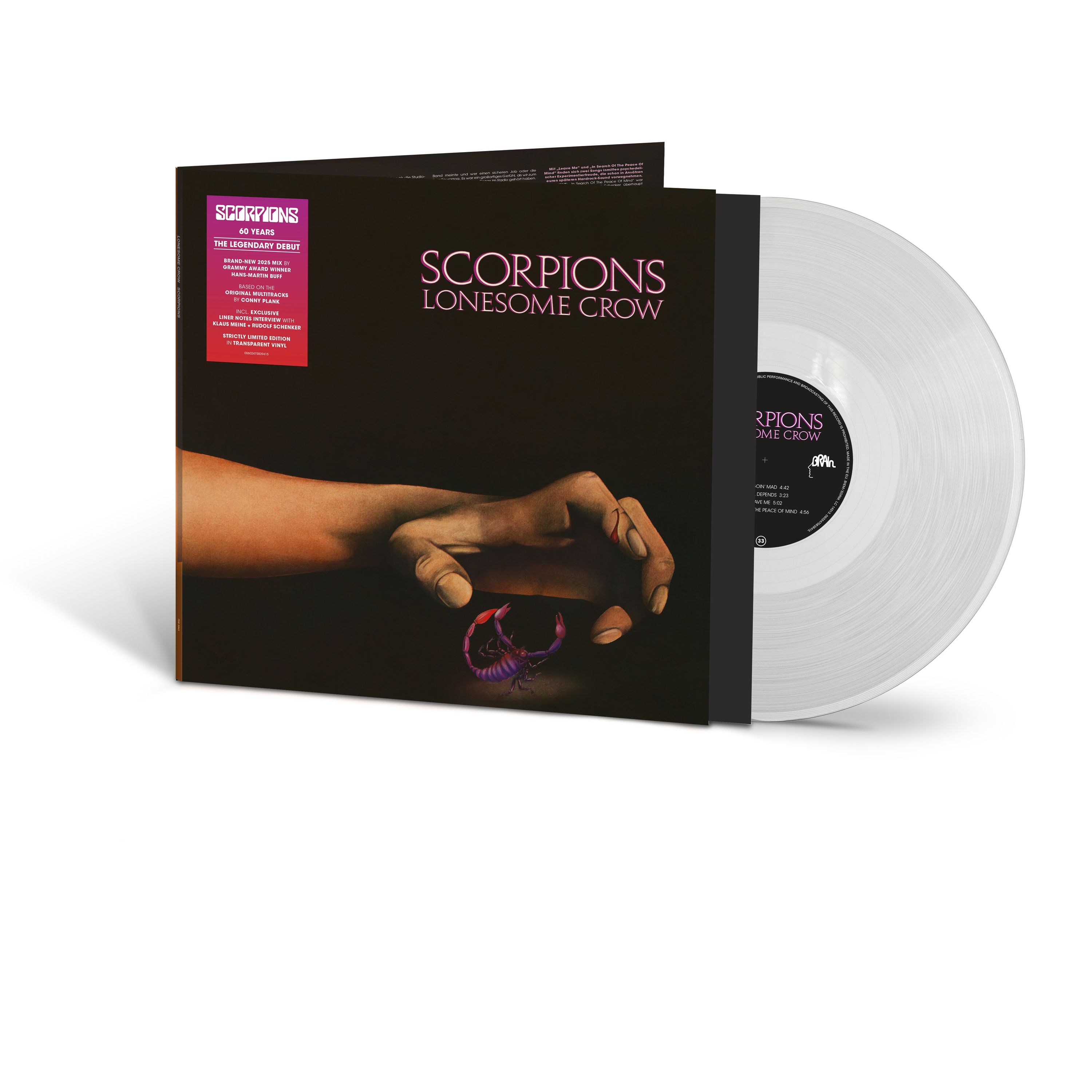 Vinyl Scorpions - LONESOME CROW