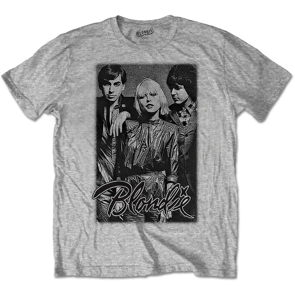 Tričko Blondie - Band Promo, Unisex,Šedá,XL