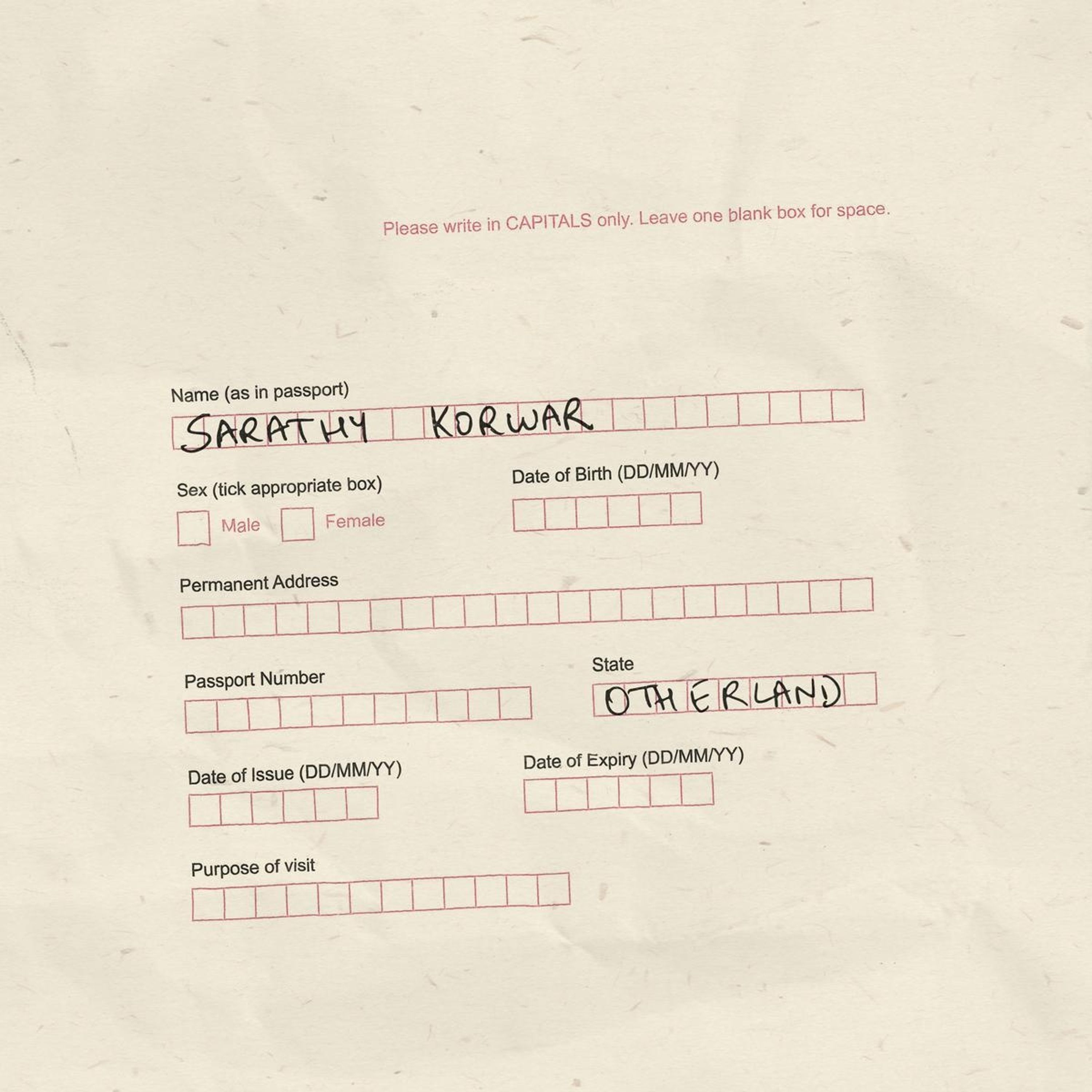 Vinyl Sarathy Korwar - OTHERLAND