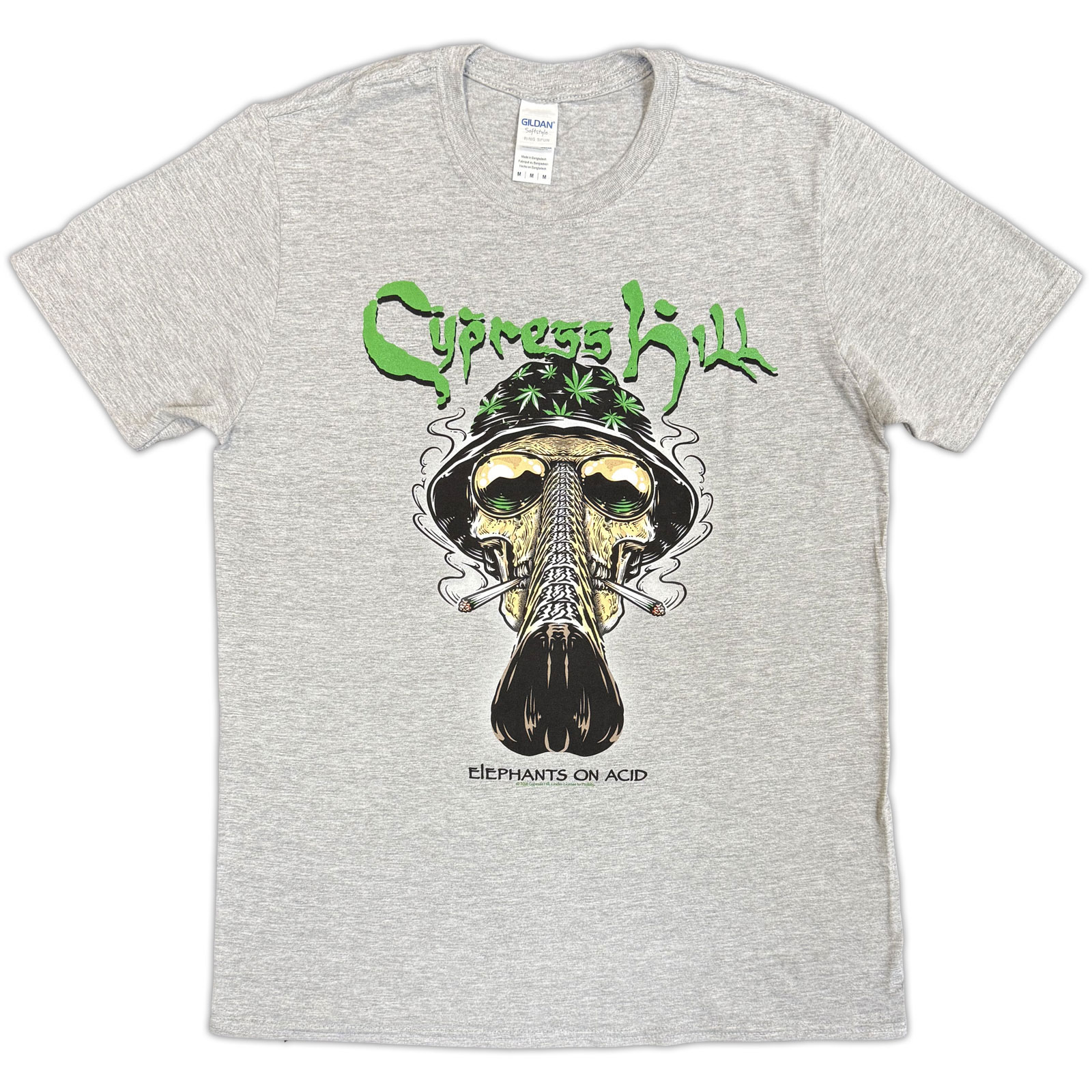 Tričko Cypress Hill - Skull Bucket, Unisex,Šedá,XXL