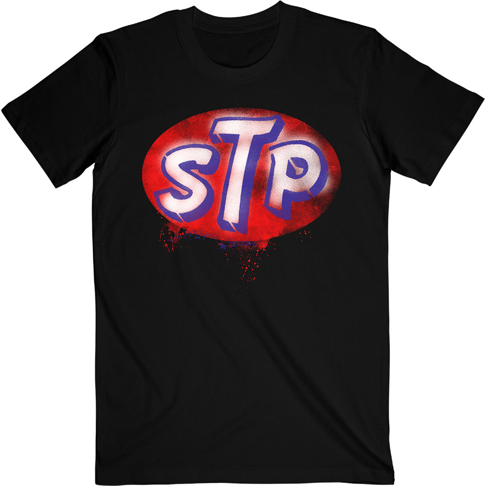 Tričko Stone Temple Pilots - Red Logo, Unisex,Čierna,XXL