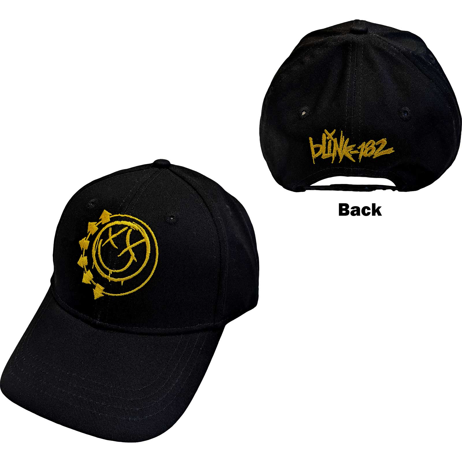 Šiltovka Blink 182 - Yellow Six Arrow Smile, Unisex,Čierna,Univerzálna