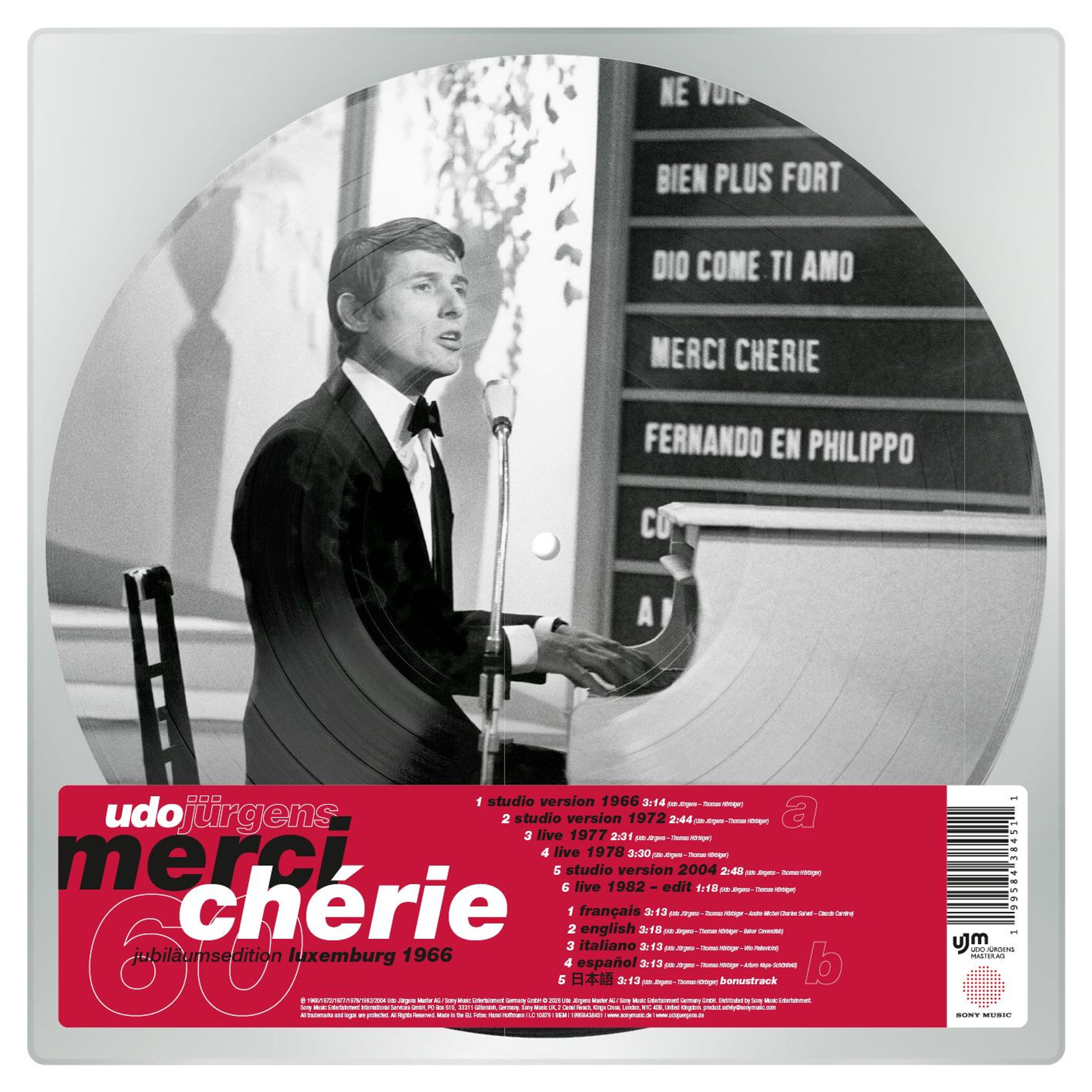 Vinyl Udo Jürgens - Merci Chérie 60