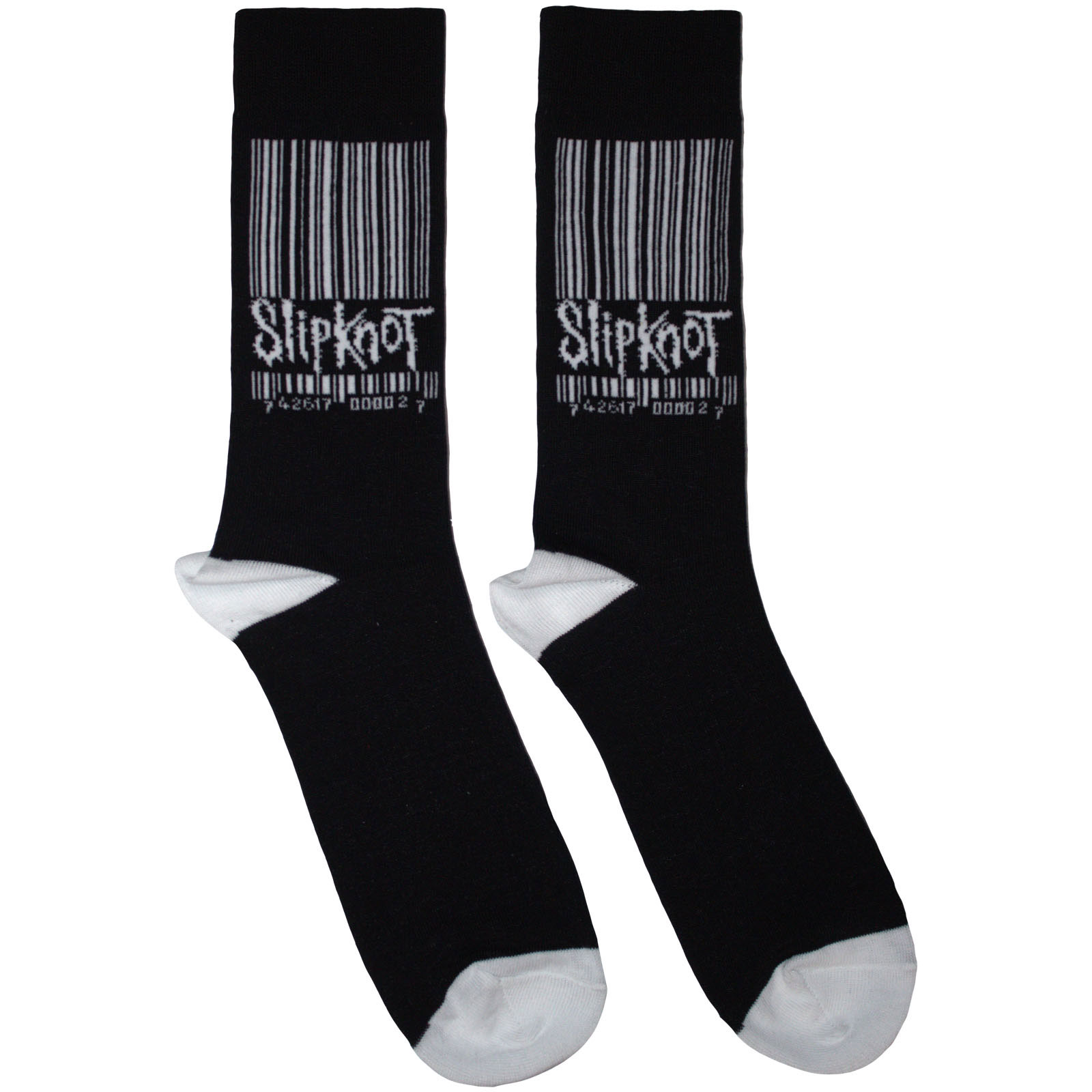Ponožky Slipknot - Large Barcode Logo, Unisex,Čierna,UK 7 - 11