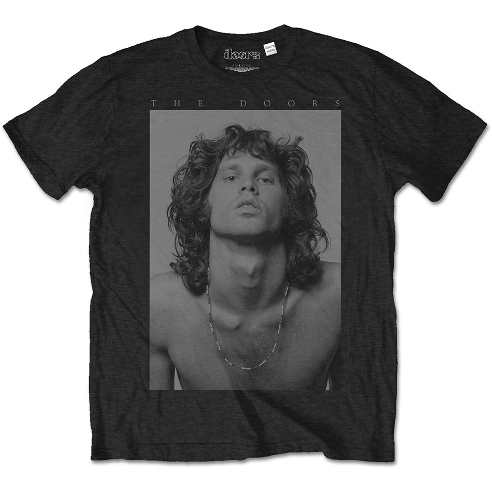 Tričko The Doors - Jim Beads Boyfriend, Unisex,Čierna,L