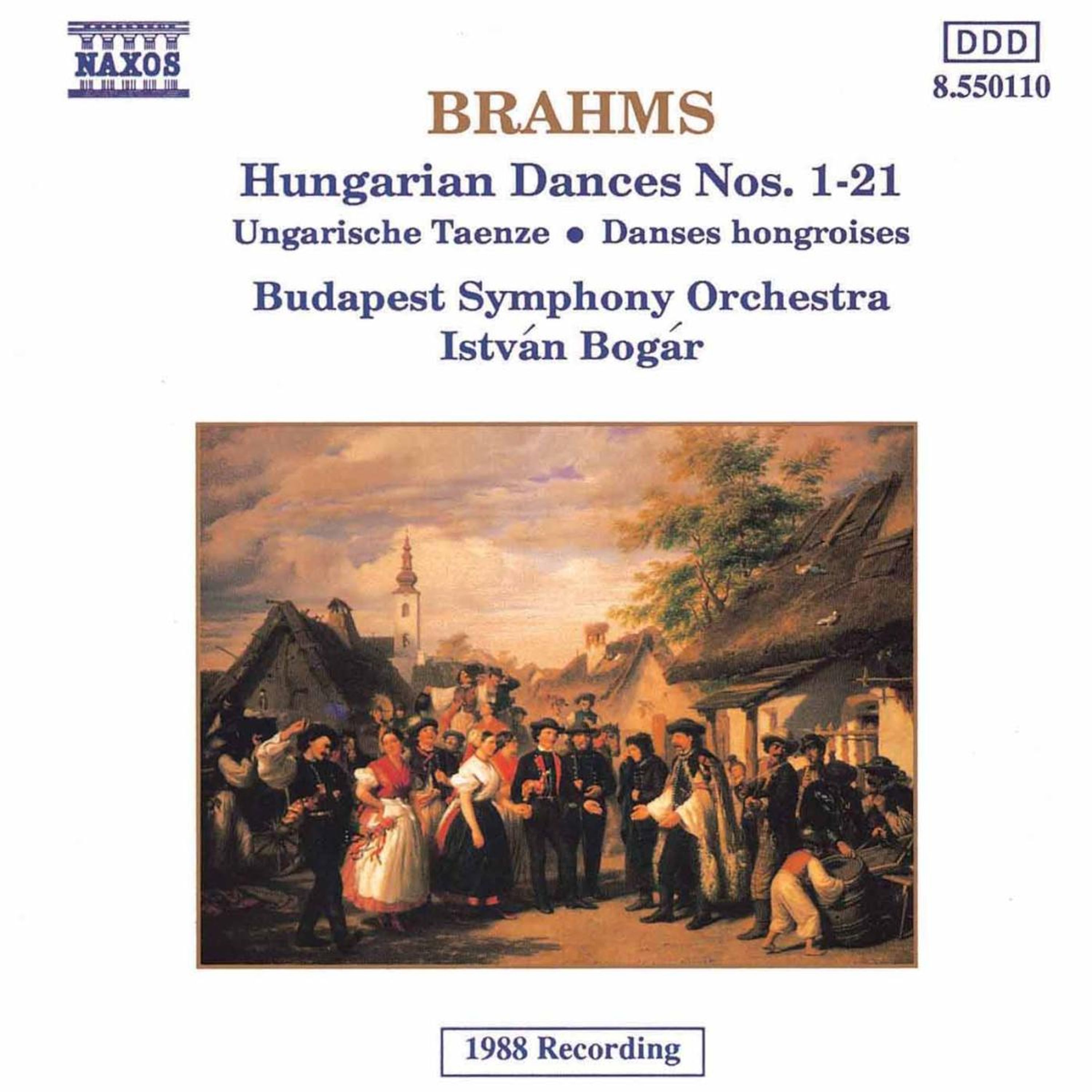 CD Johannes Brahms - HUMGARIAN DANCES NOS.1-21