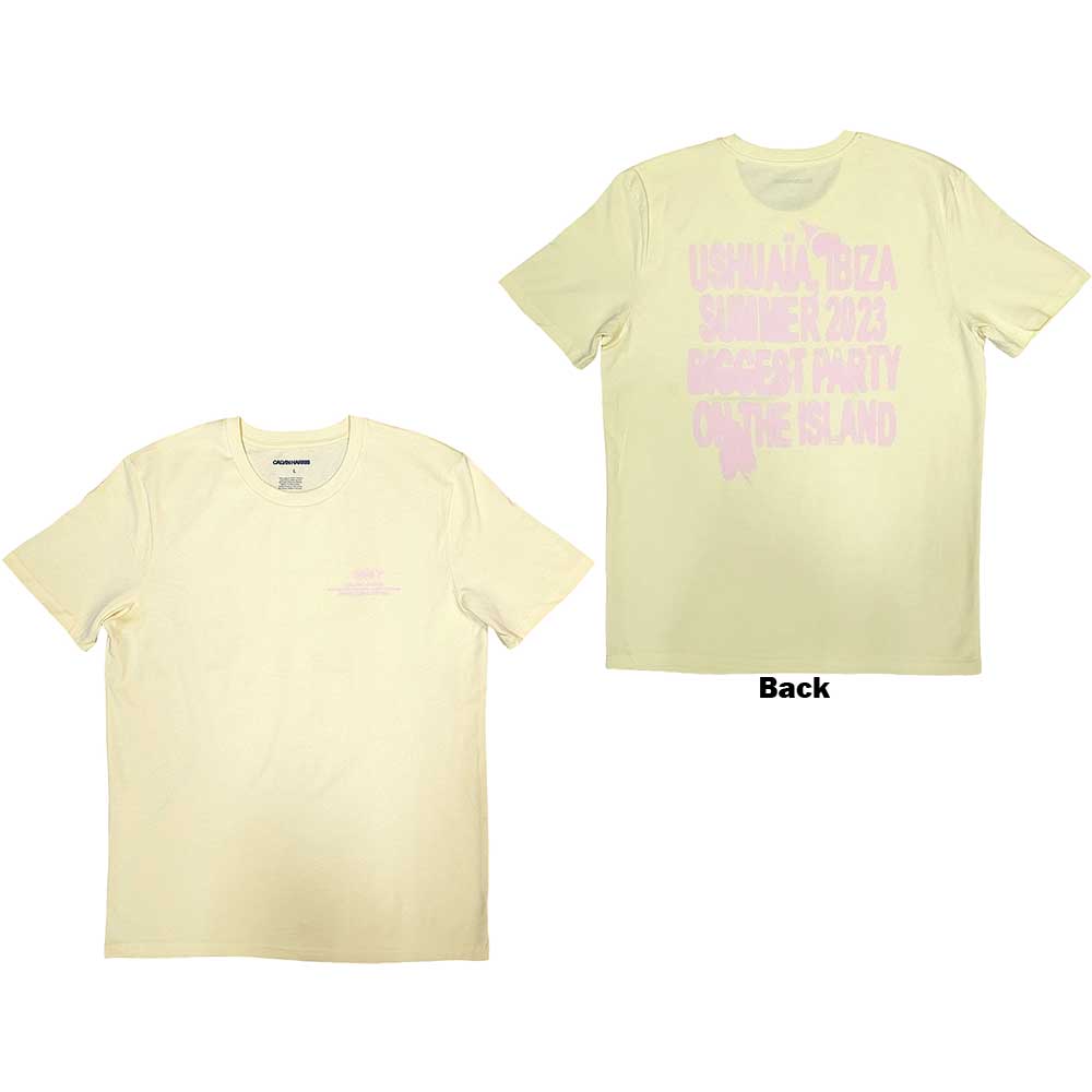 Tričko Calvin Harris - Summer '23, Unisex,Žltá,XXL