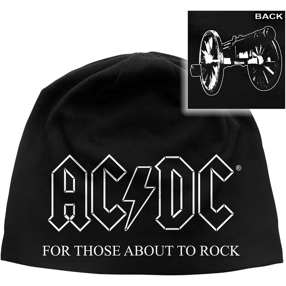 Čapica AC/DC - For Those About To Rock, Unisex,Čierna,Univerzálna