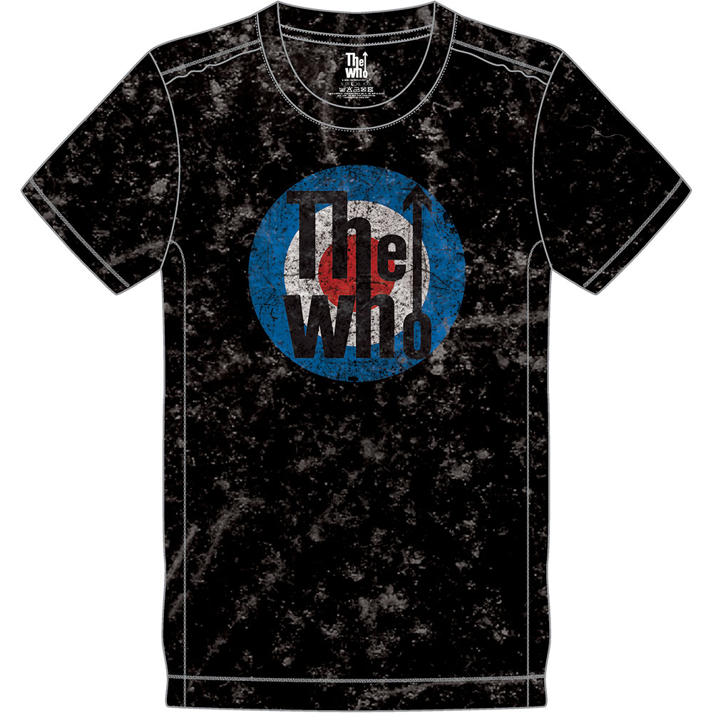 Tričko The Who - Target Logo, Unisex,Čierna,XXL