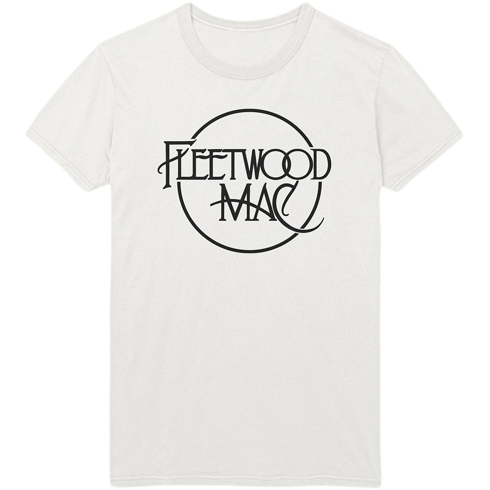 Tričko Fleetwood Mac - Classic Logo, Unisex,Biela,XXL
