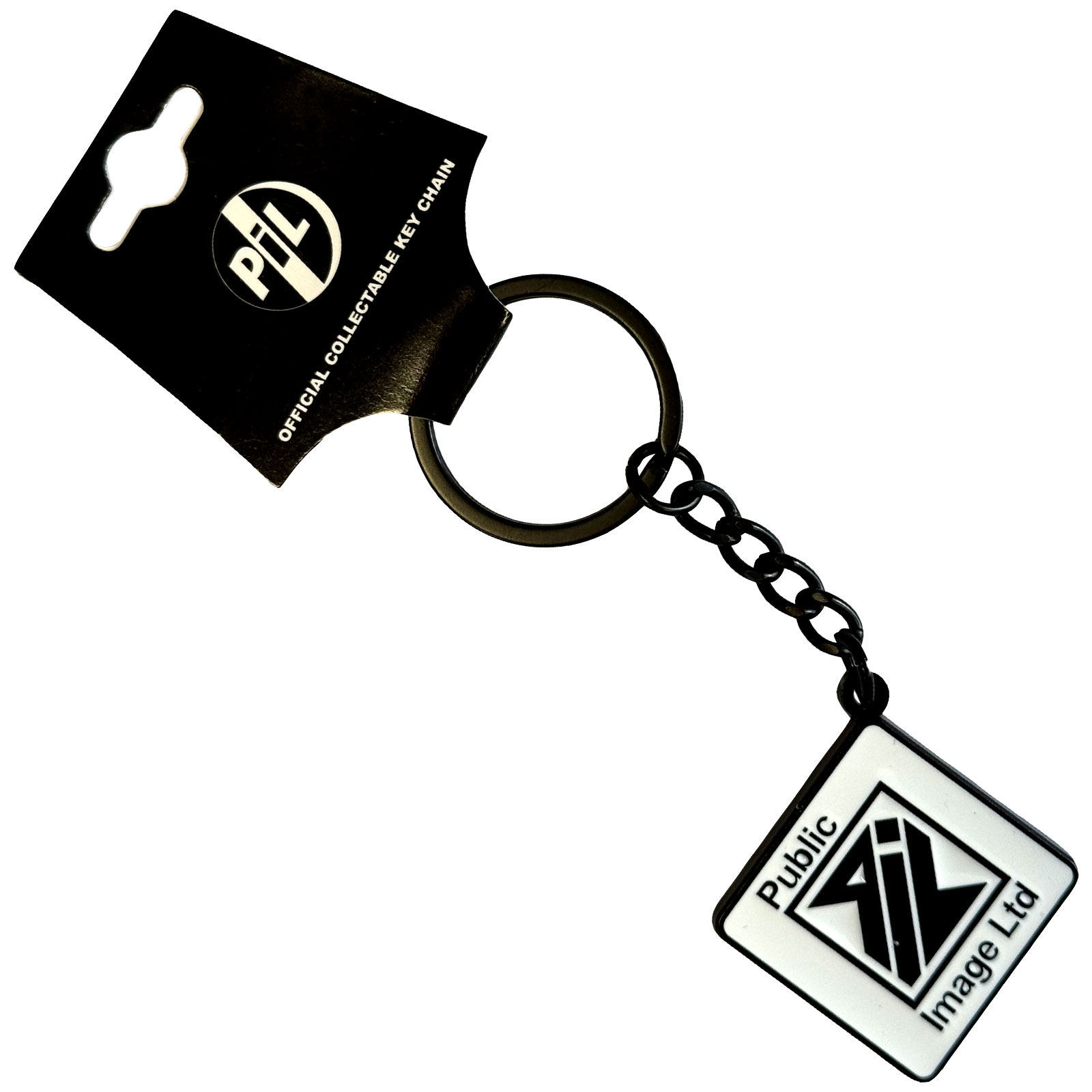 Kľúčenka PIL Public Image Ltd - New Logo Black & White
