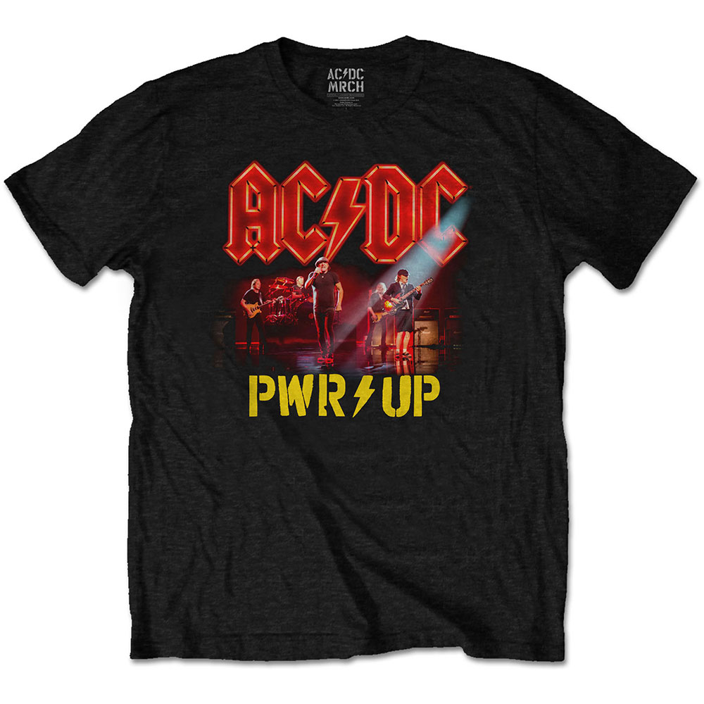 Tričko AC/DC - Neon Live, Unisex,Čierna,S