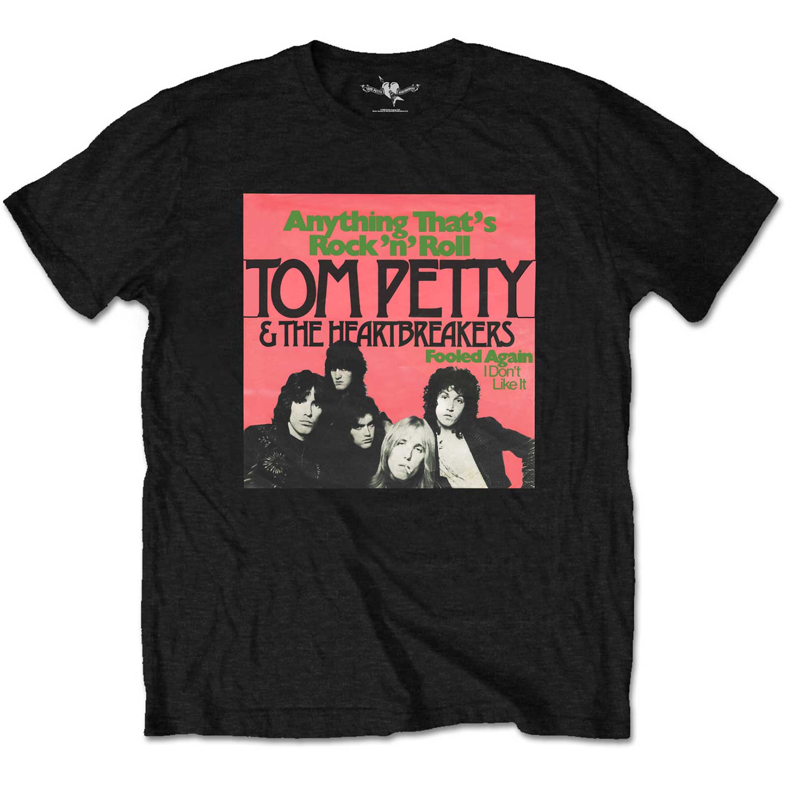 Tričko Tom Petty & The Heartbreakers - Anything, Unisex,Čierna,XXL