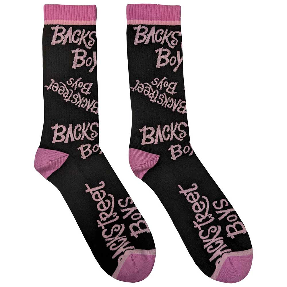 Ponožky Backstreet Boys - Logo Repeat, Unisex,Čierna,Univerzálna
