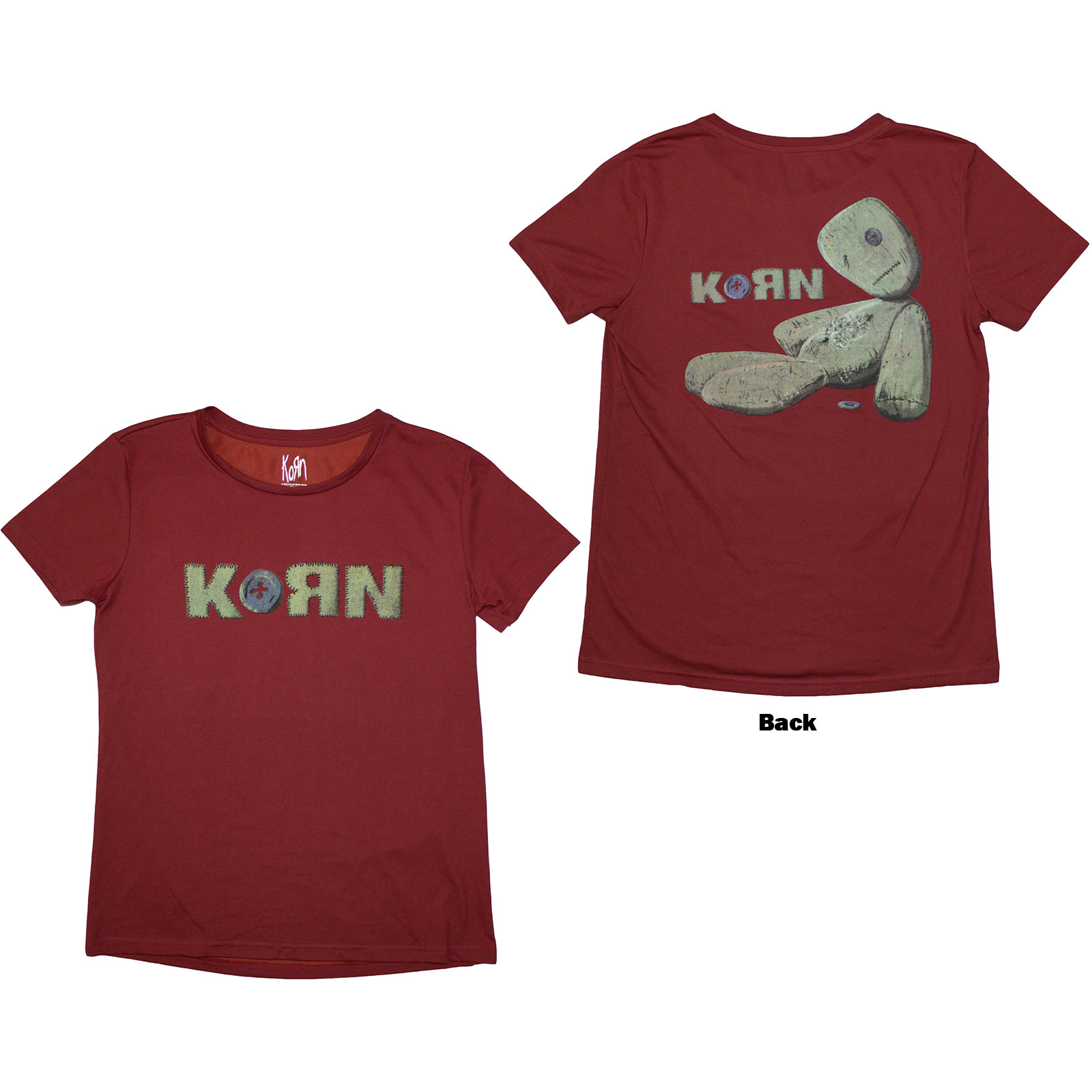 Tričko Korn - Doll Issues, Žena,Červená,XXL