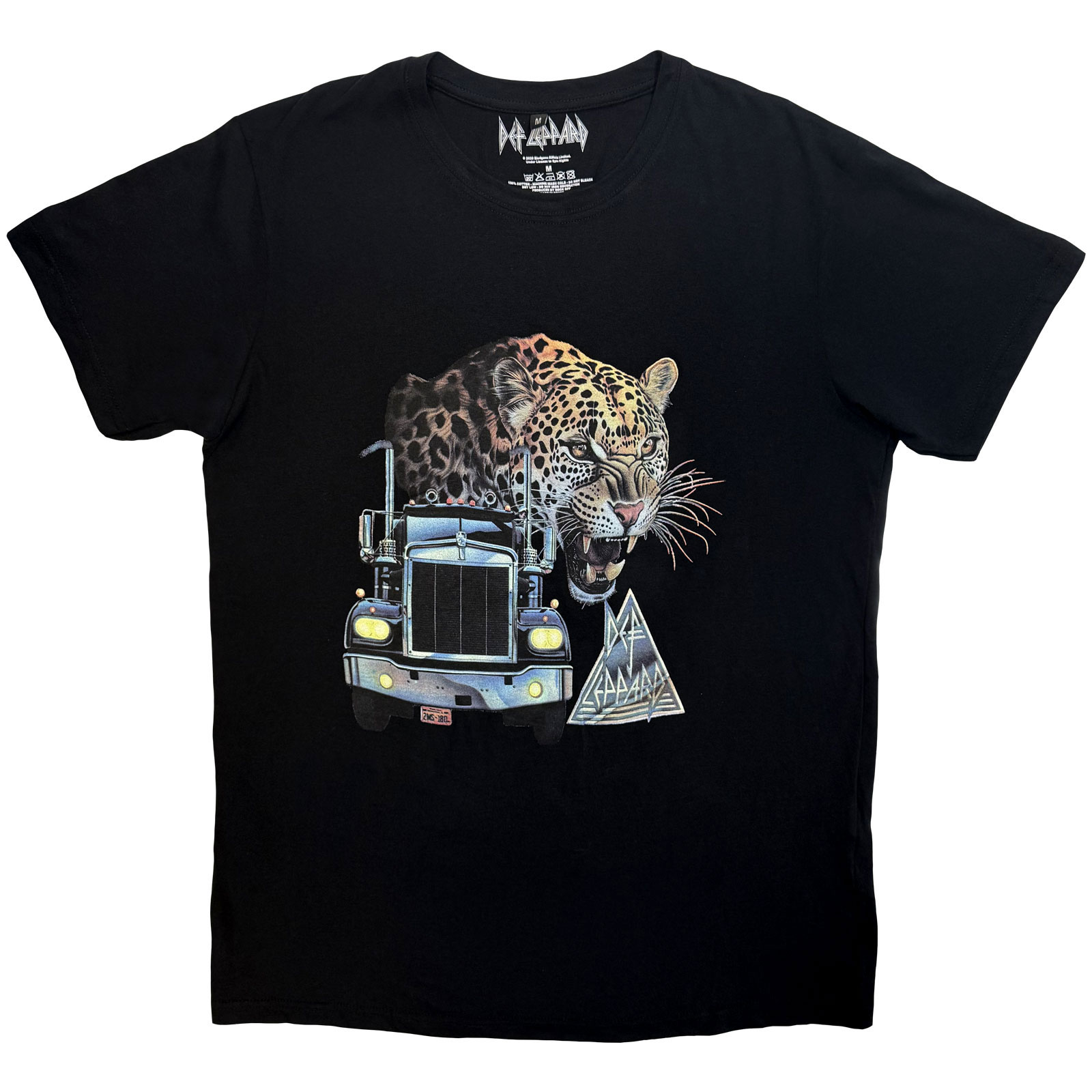 Tričko Def Leppard - Truck, Unisex,Čierna,XXL