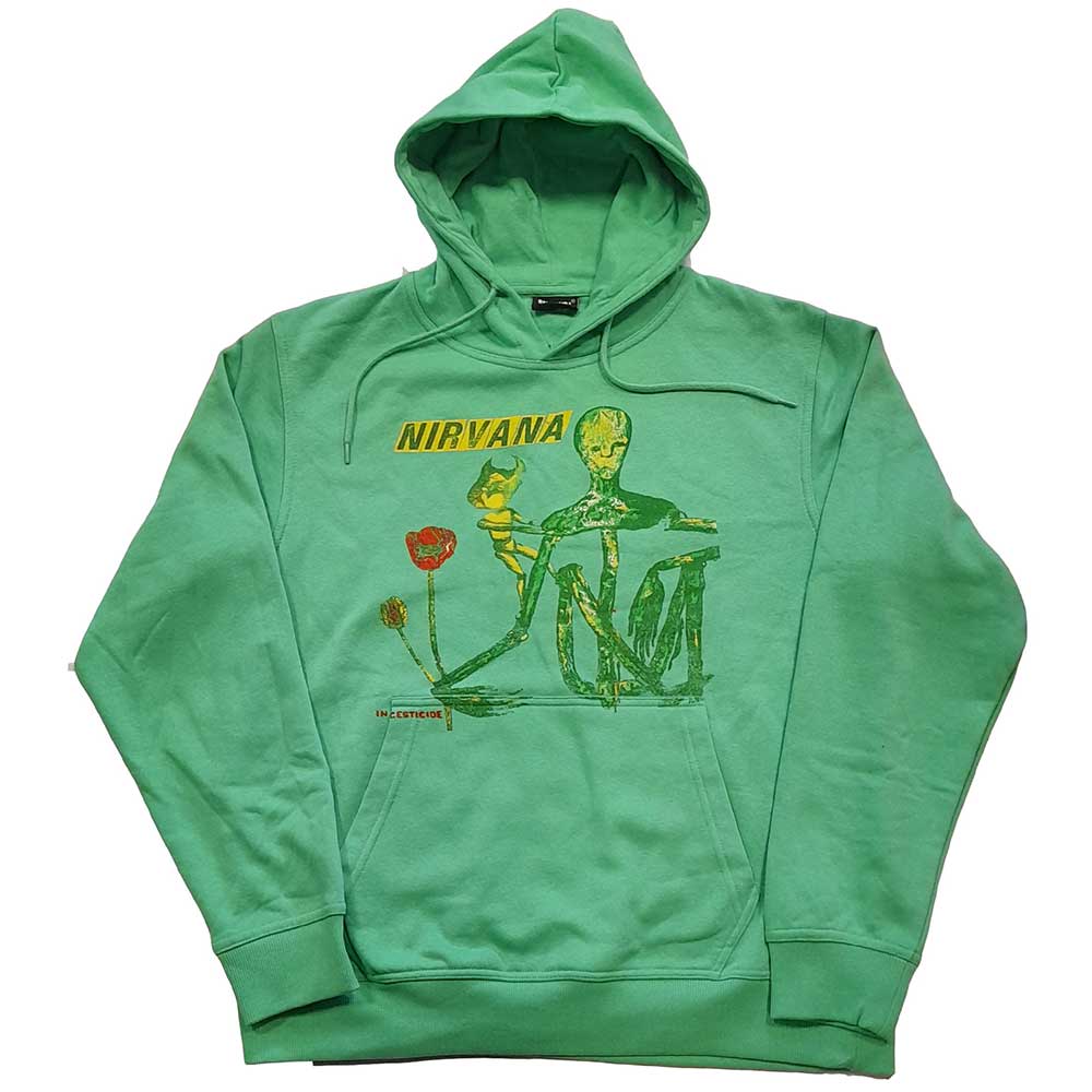 Mikina Nirvana - Incesticide, Unisex,Zelená,XXL