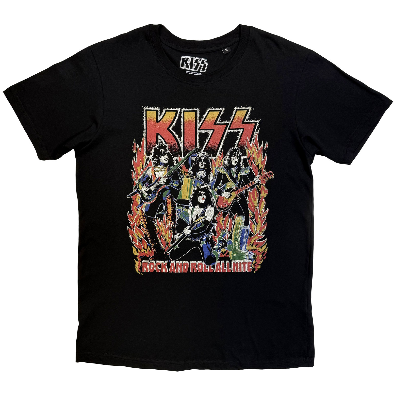 Tričko Kiss - Rock And Roll All Nite, Unisex,Čierna,XXL
