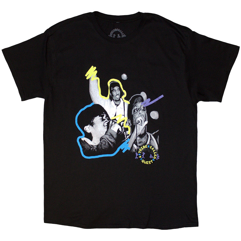 Tričko A Tribe Called Quest - Paint, Unisex,Čierna,XXL