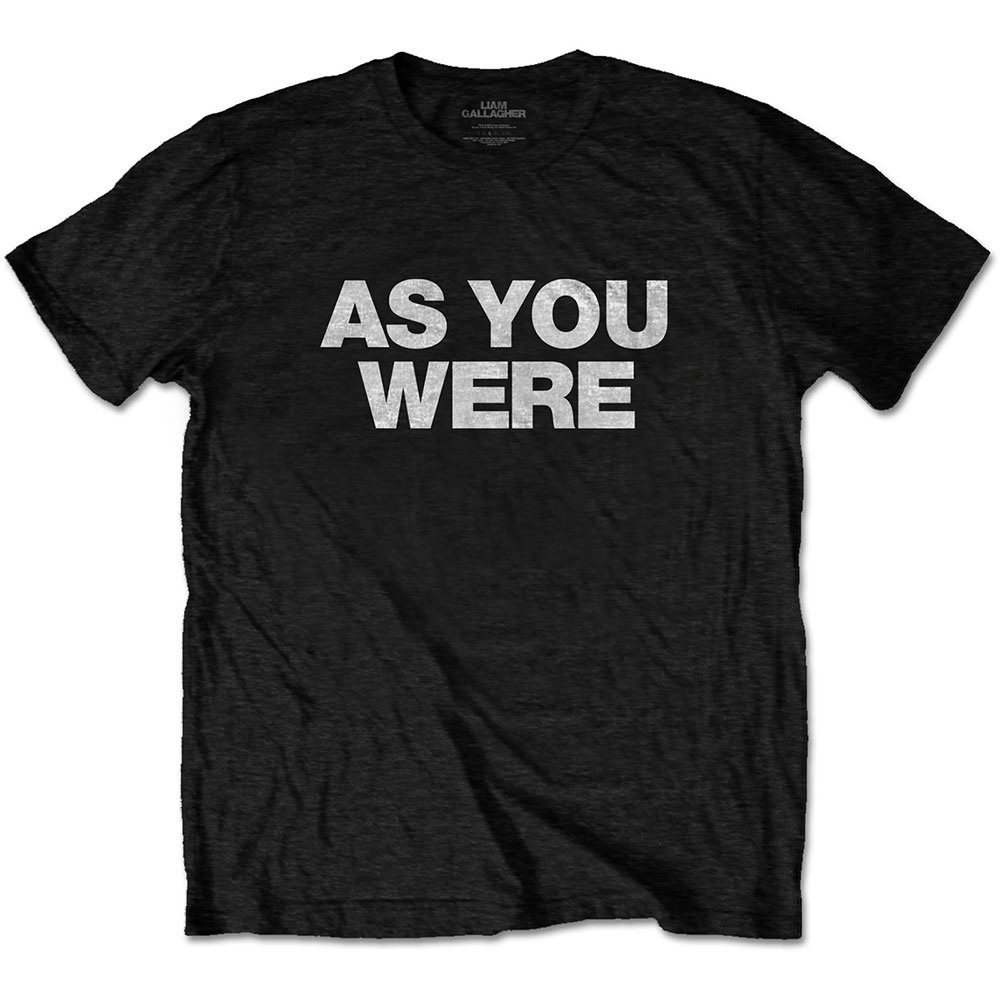 Tričko Liam Gallagher - As You Were, Unisex,Čierna,3XL