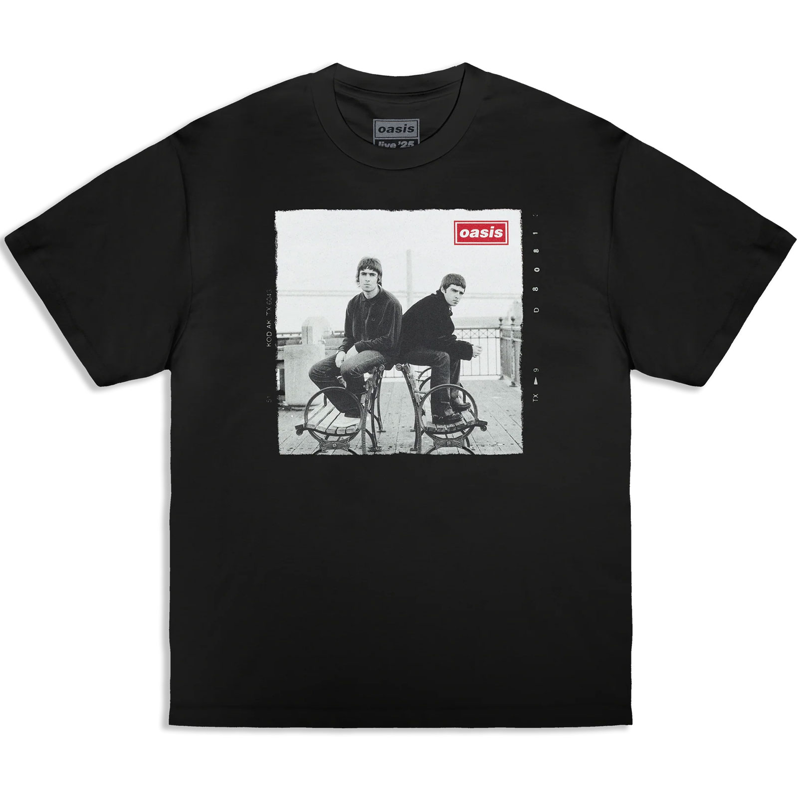 Tričko Oasis - Film Photo, Unisex,Čierna,XXL