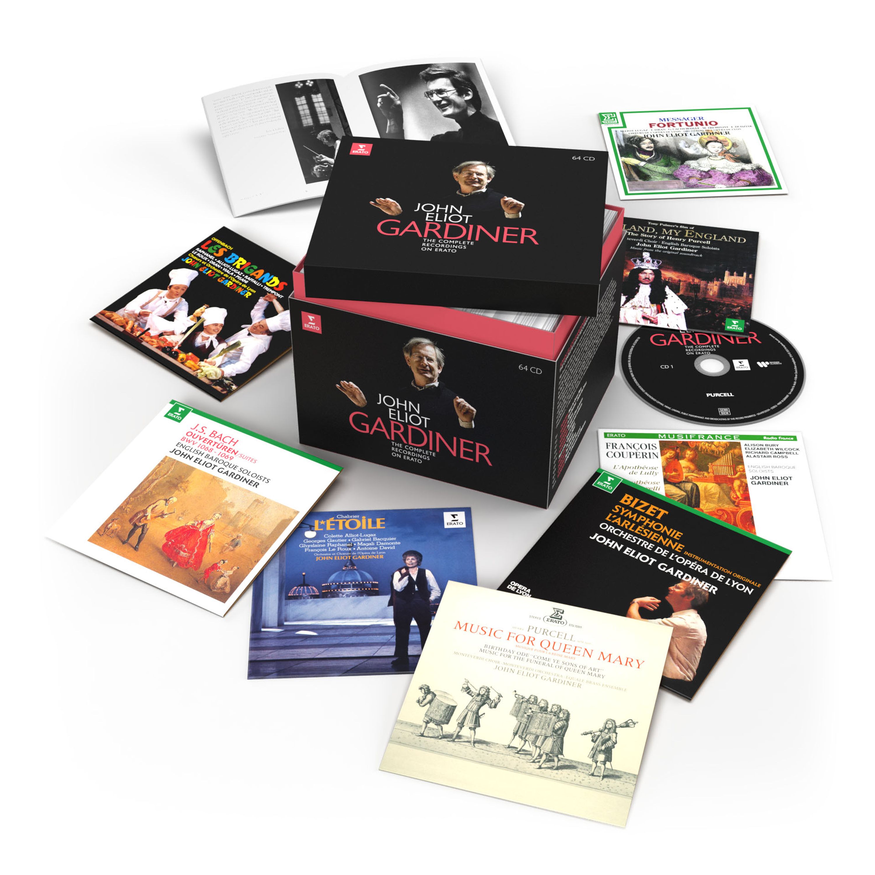 CD Sir John Eliot Gardiner - JOHN ELIOT GARDINER THE COMPLETE ERATO EDITION (64CD BOX)